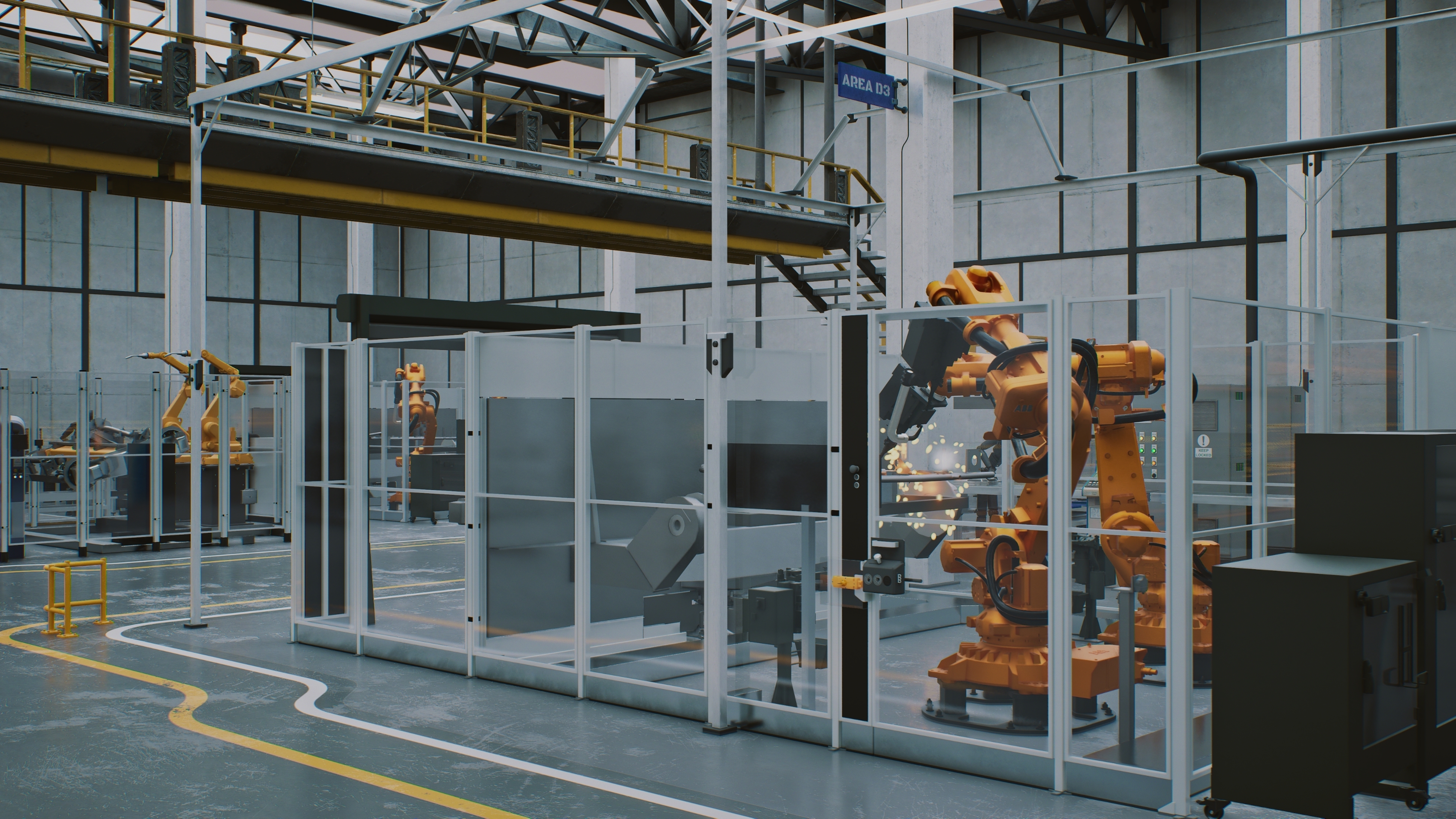 Organized,Production,Hall,For,High,Precision,Goods